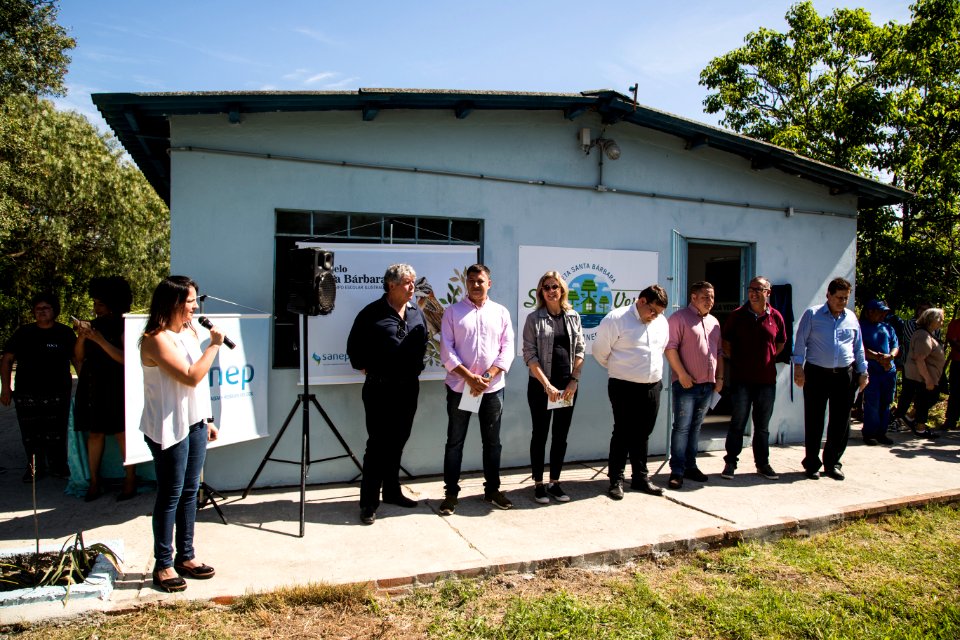 22.10.2018 - Prefeita Paula Mascarenhas durante cerimônia de 50 anos da Barragem Santa Bárbara - Foto: Gustavo Vara