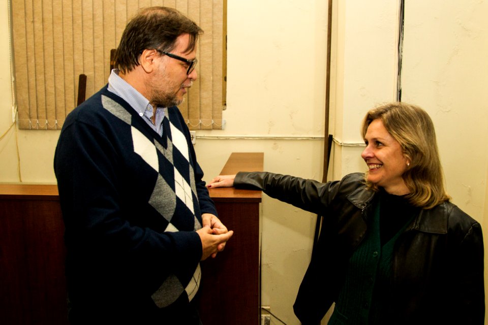 05.09.2018 - Prefeita Paula Mascarenhas prestigia a palestra de Andrey Schlee sobre tombamento do Iphan - Foto: Gustavo Vara
