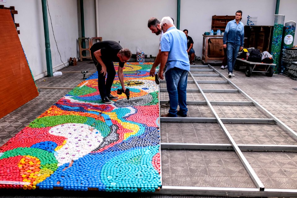 29.11.2017 Instalação projeto Tampart no Mercado - Fotos Gustavo Mansur