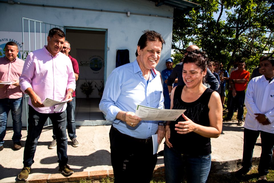22.10.2018 - Prefeita Paula Mascarenhas durante cerimônia de 50 anos da Barragem Santa Bárbara - Foto: Gustavo Vara