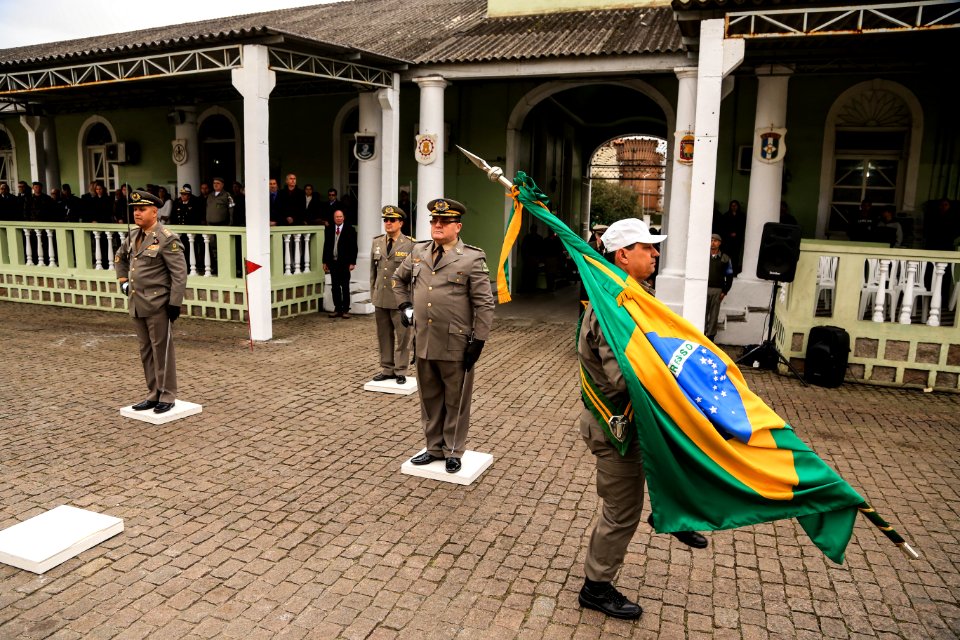 21.08.2018 - Prefeita Paula Mascarenhas na cerimônia solenidade de passagem de Comando do CRPO Sul ao Tenente Coronel Márcio Roberto Galdino  - Foto: Gustavo Vara