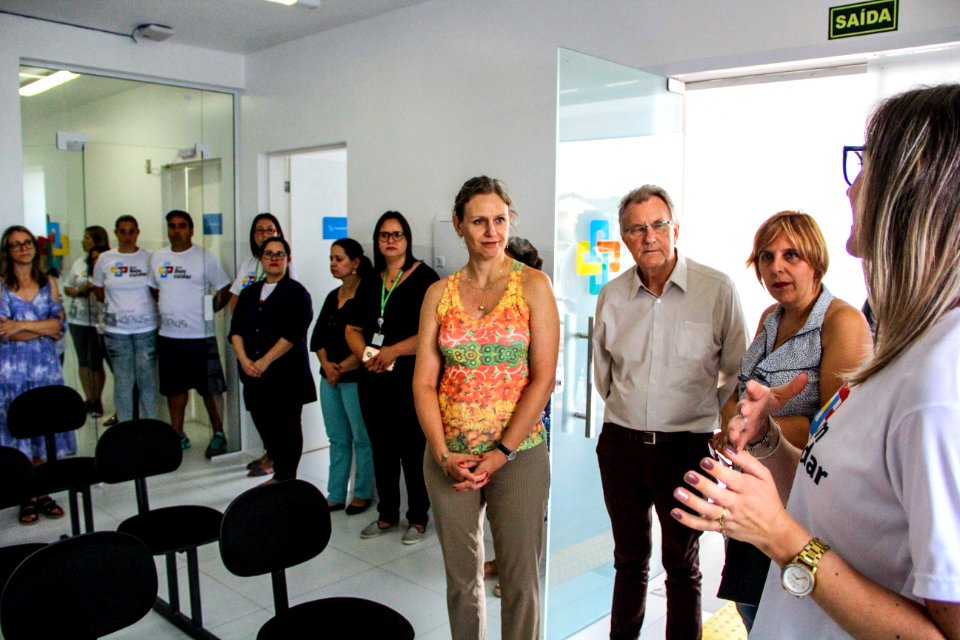 28.12.2017 - Prefeita Paula Mascarenhas em visita à UBS Sanga Funda - Rede Bem Cuidar