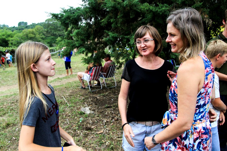 27.01.2018 - Prefeita Paula Mascarenhas durante abertura e Festa da Colheita da Uva, 8º Distrito, Colônia Santa Helena, propriedade de Dirceu Kurz - Foto: Gustavo Vara