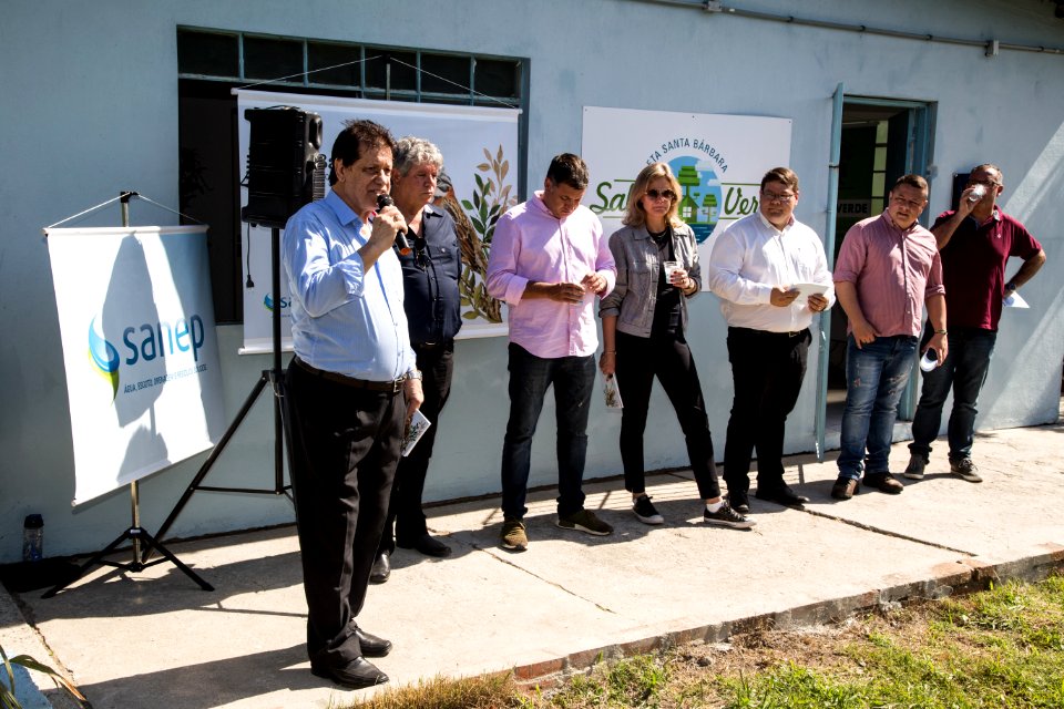 22.10.2018 - Prefeita Paula Mascarenhas durante cerimônia de 50 anos da Barragem Santa Bárbara - Foto: Gustavo Vara
