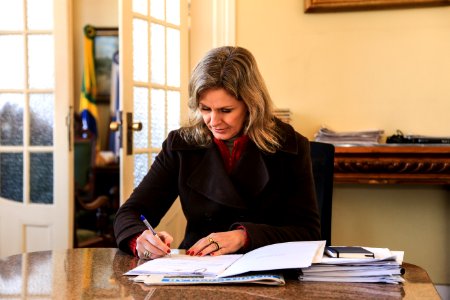 01.08.2018 - Prefeita Paula Mascarenhas sanciona Plano Diretor - Foto: Gustavo Vara