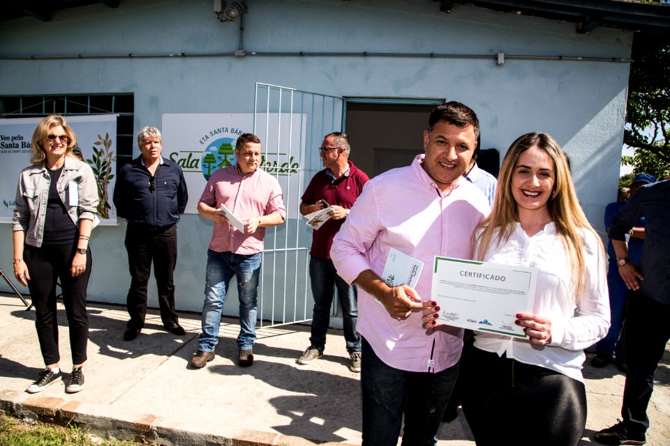 22.10.2018 - Prefeita Paula Mascarenhas durante cerimônia de 50 anos da Barragem Santa Bárbara - Foto: Gustavo Vara