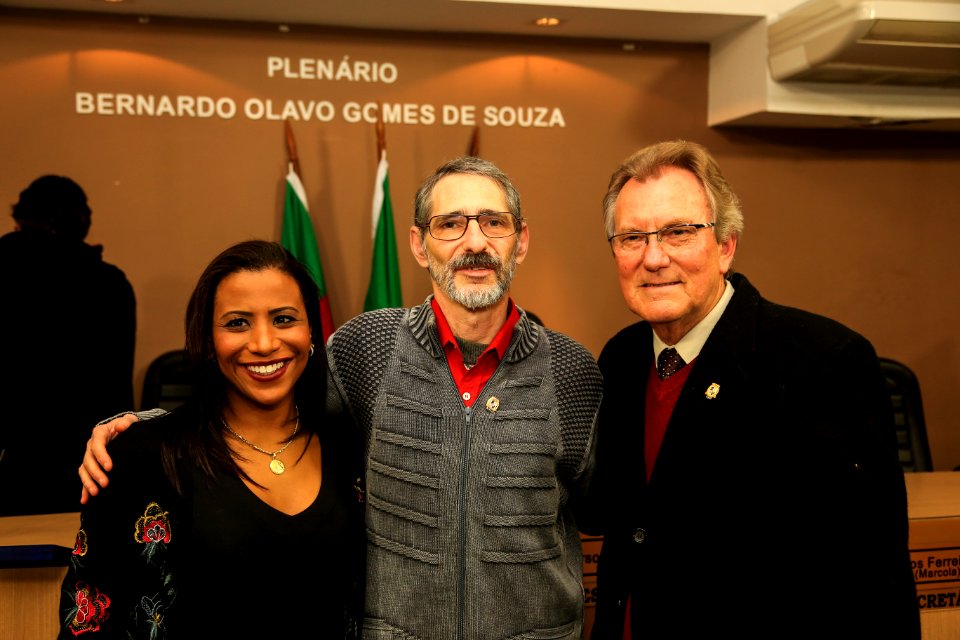 09.07.2018 - Prefeito em exercício Idemar Barz prestigia a Sessão Solene alusiva aos 206 anos da Cidade de Pelotas - Foto: Gustavo Vara