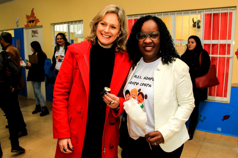 08.08.2018 - Prefeita Paula Mascarenhas e o vice Idemar Barz na inauguração da Escola Municipal Adayl Bento Costa - Foto: Gustavo Vara