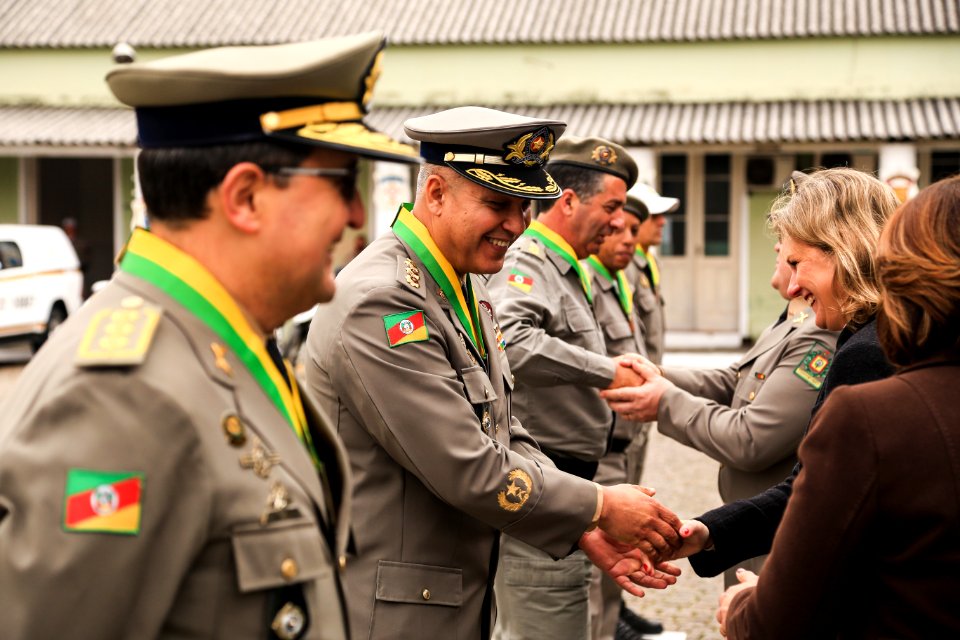 21.08.2018 - Prefeita Paula Mascarenhas na cerimônia solenidade de passagem de Comando do CRPO Sul ao Tenente Coronel Márcio Roberto Galdino  - Foto: Gustavo Vara