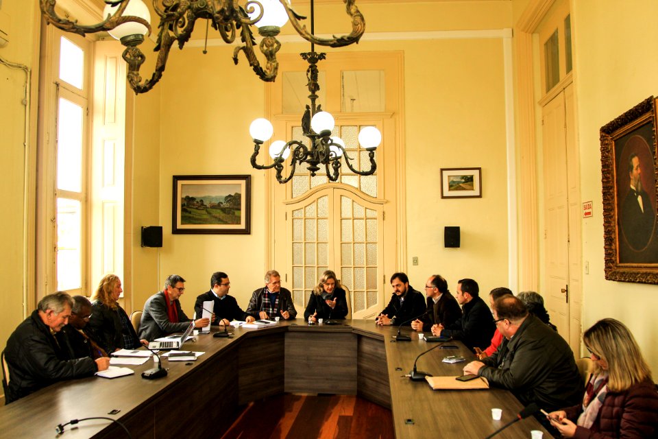 27.07.2018 - Prefeita Paula Mascarenhas e o vice Idemar Barz durante reunião com o Reunião com Conselho Municipal de Saúde - Foto: Gustavo Vara