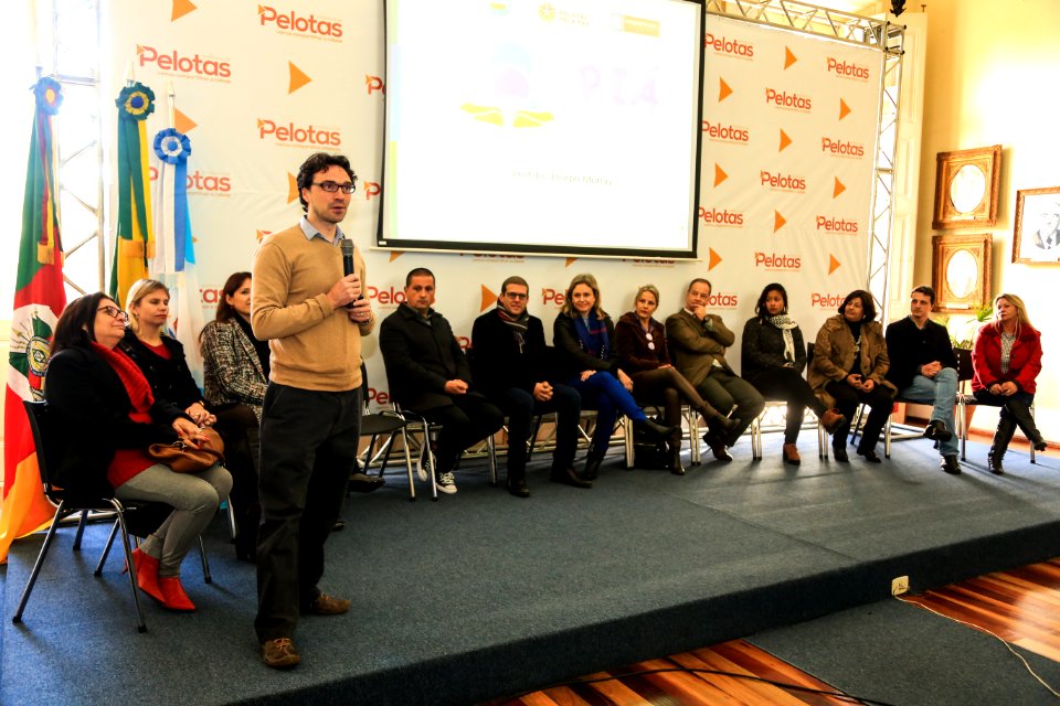 03.07.2018 - Prefeita Paula Mascarenhas durante lançamento das Metodologias Conte Comigo e ACT – Criando Crianças Seguras e do Estudo PIÁ – UFPEL - Foto: Gustavo Vara