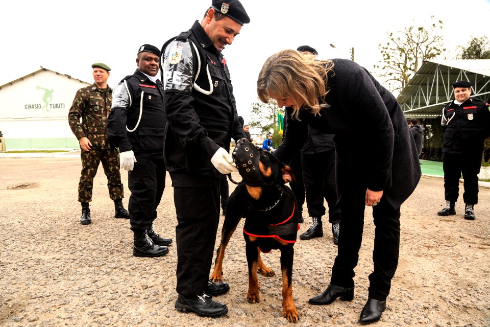 21.08.2018 - Prefeita Paula Mascarenhas na cerimônia de chegada do fogo simbólico - Semana da Pátria - Foto: Gustavo Vara