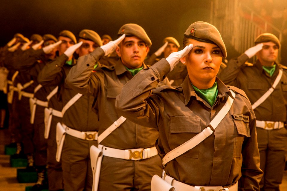 03.08.2019 - Formatura do Curso Básico de Formação de Policial Militar, Polo Pelotas, com a presença do governador Eduardo Leite - Foto: Gustavo Vara