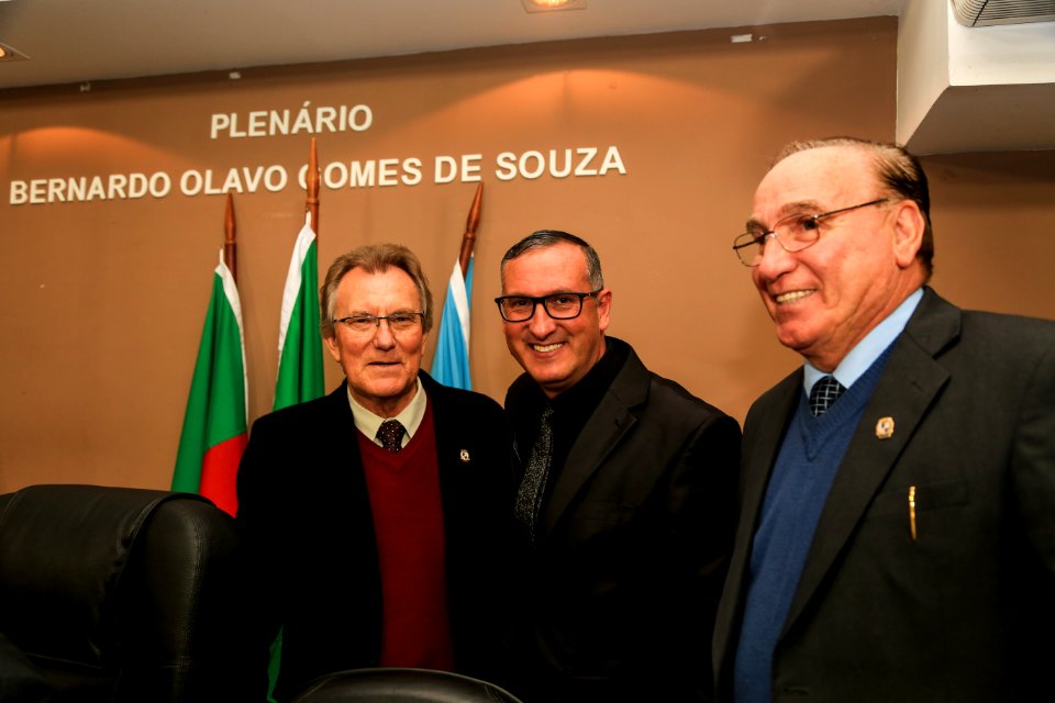 09.07.2018 - Prefeito em exercício Idemar Barz prestigia a Sessão Solene alusiva aos 206 anos da Cidade de Pelotas - Foto: Gustavo Vara