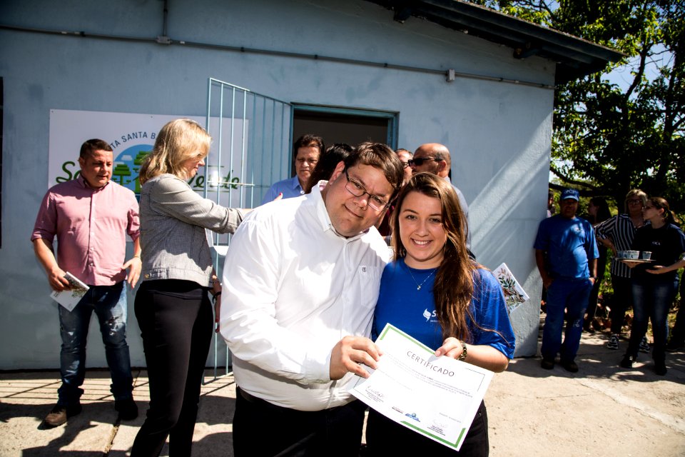 22.10.2018 - Prefeita Paula Mascarenhas durante cerimônia de 50 anos da Barragem Santa Bárbara - Foto: Gustavo Vara