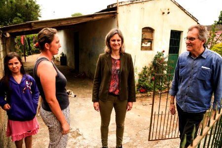 10.11.2017 - Prefeita Paula Mascarenhas em visita na avenida Ildefonso Simões Lopes