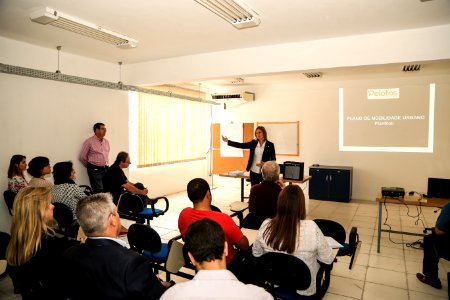 09.05.2018 - Prefeita Paula Mascarenhas na cerimônia de oficialização do Fórum de Acompanhamento do Plano de Mobilidade, na Secretaria de Gestão da Cidade e Mobilidade Urbana - Foto: Gustavo Vara