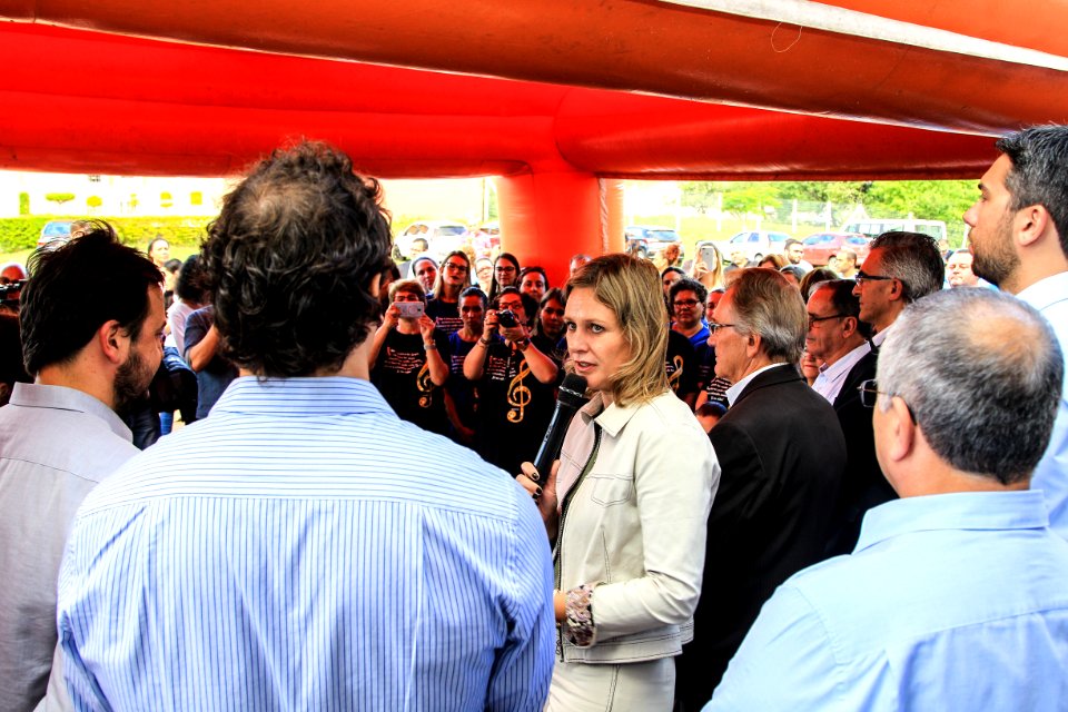 02.04.2018 - Prefeita Paula Mascarenhas e o vice Idemar Barz durante inauguração do novo Centro de Autismo Dr. Danilo Rolim de Moura - Foto: Gustavo Vara