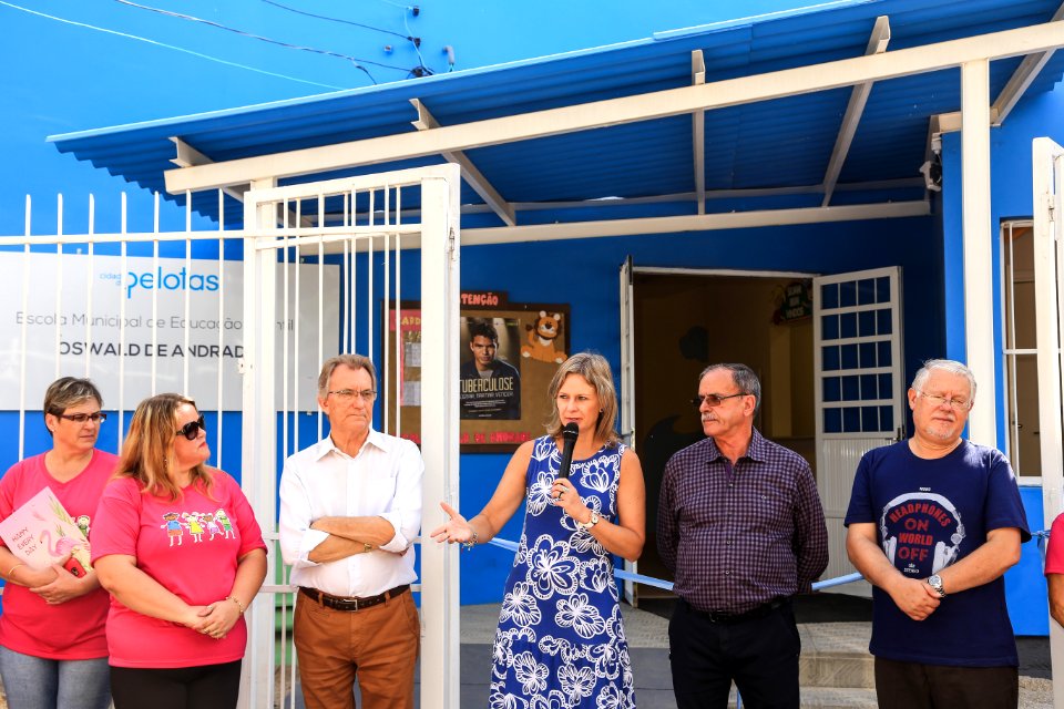 10.04.2018 -  Entrega da reforma e ampliação da Escola de Educação Infantil Oswald de Andrade - Foto: Gustavo Vara