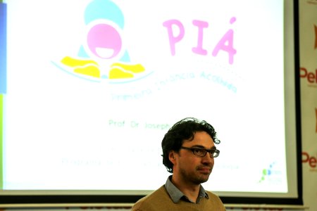 03.07.2018 - Prefeita Paula Mascarenhas durante reunião do Cip com assinatura das Cipaves com diretores da rede municipais e assinaturas de adesões ao Pacto Pelotas Pela Paz  Foto: Gustavo Vara