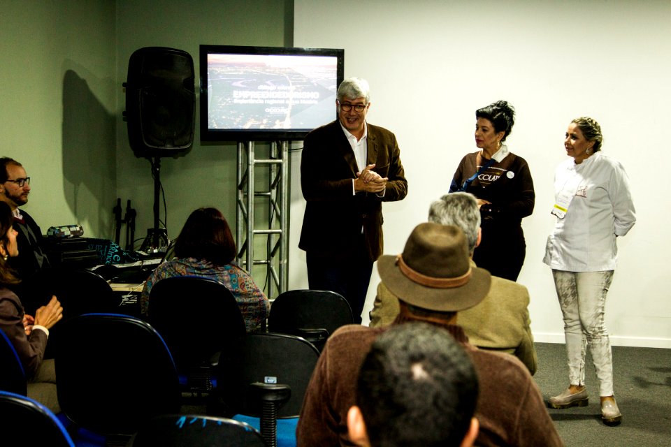 18.05.2018 - Palestra do secretário Fernando Estima na Chocolatec - Foto: Gustavo Vara