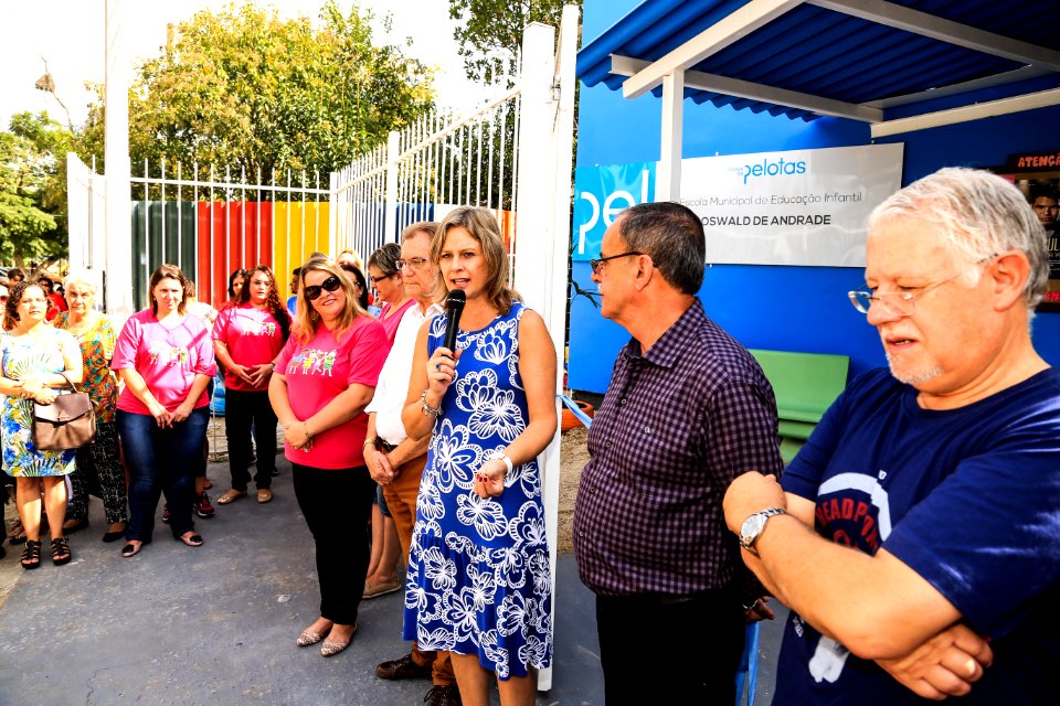 10.04.2018 -  Entrega da reforma e ampliação da Escola de Educação Infantil Oswald de Andrade - Foto: Gustavo Vara