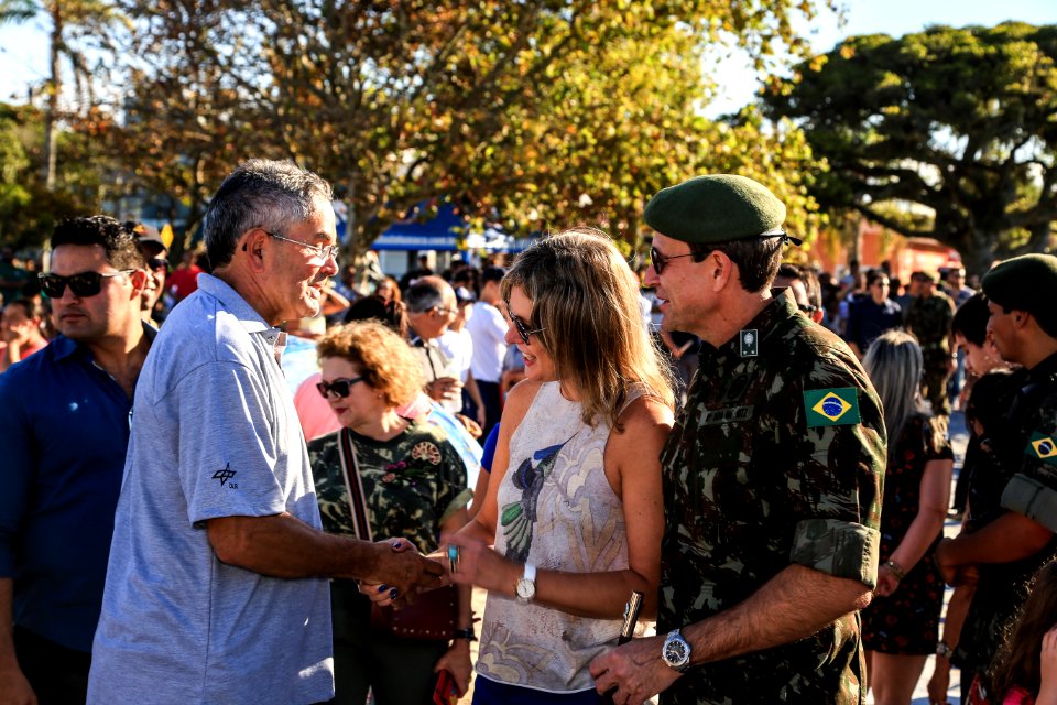 18.04.2018 - Apresentação da Esquadrilha da Fumaça em comemoração aos 100 anos do 9ª Batalhão de Infantaria Motorizada em Pelotas e pela passagem do Dia do Exército - Foto: Gustavo Vara