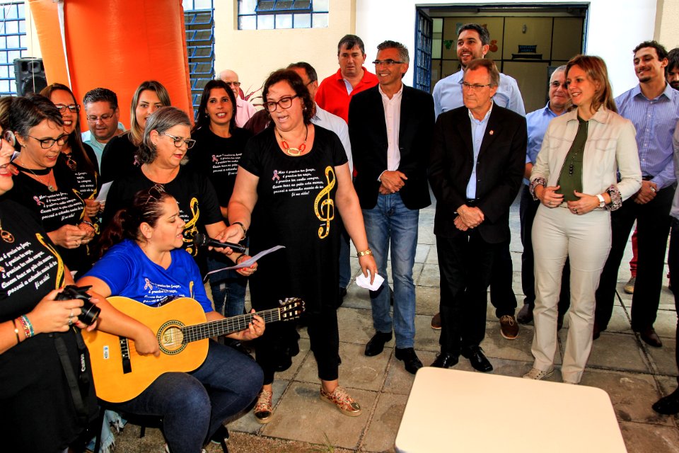 02.04.2018 - Prefeita Paula Mascarenhas e o vice Idemar Barz durante inauguração do novo Centro de Autismo Dr. Danilo Rolim de Moura - Foto: Gustavo Vara