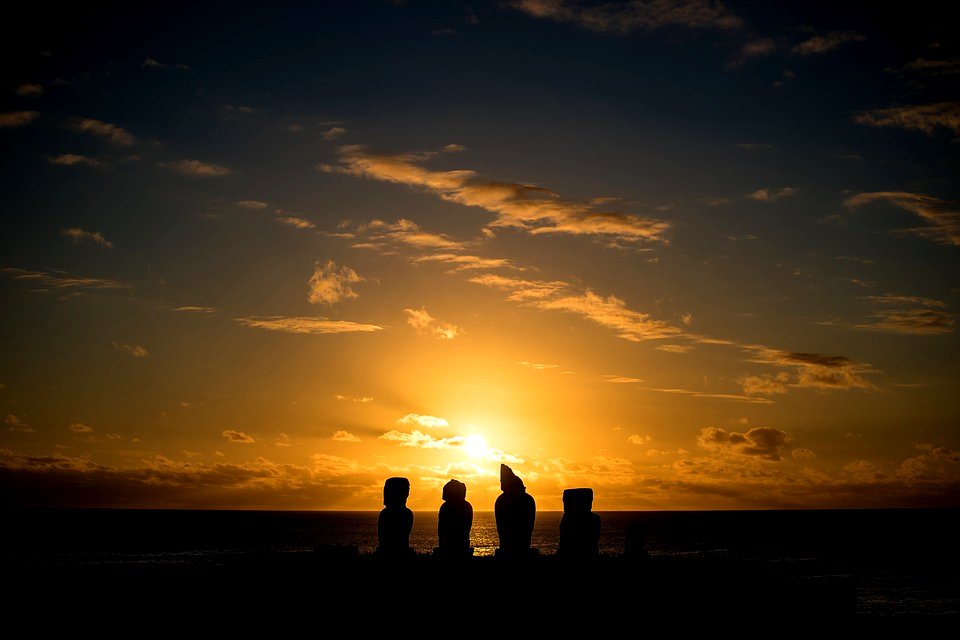 Plataforma Ceremonial Ahu Akivi (2) - Isla de Pascua