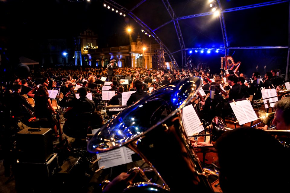 26.01.2018 - Prefeita Paula Mascarenhas durante o encerramento do Festival SESC de Música - Foto: Gustavo Vara