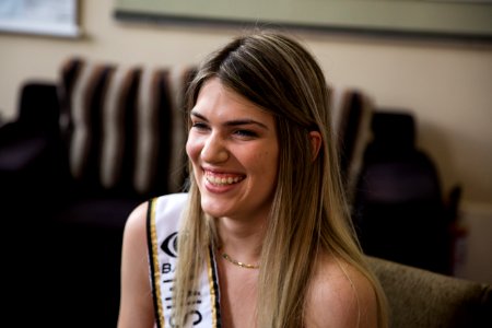22.01.2018 - Visita da Miss Pelotas 2018 Fernanda Rott - Foto: Gustavo Vara