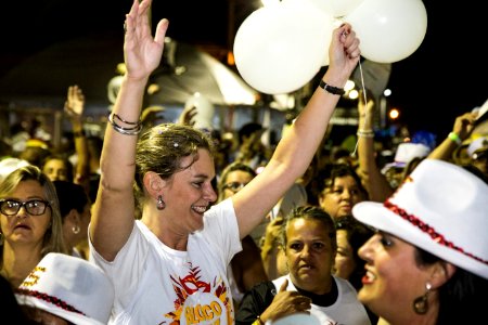 12.02.2018 - Bloco da Paz desfila na Passarela do Samba no Porto de Pelotas - Foto: Gustavo Vara