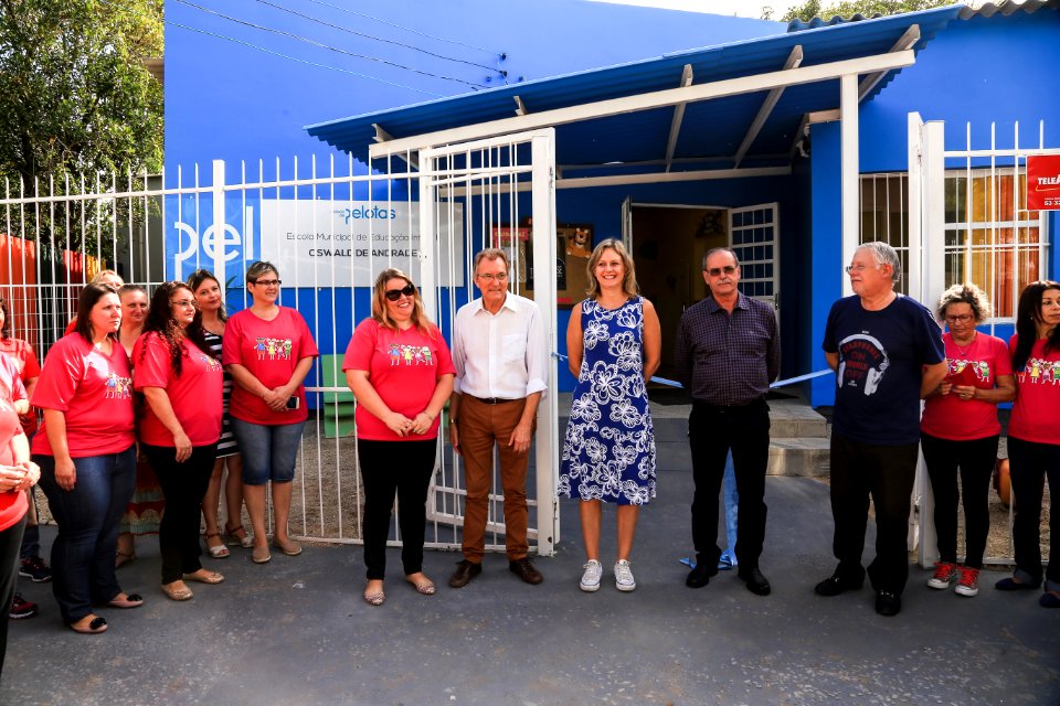 10.04.2018 -  Entrega da reforma e ampliação da Escola de Educação Infantil Oswald de Andrade - Foto: Gustavo Vara