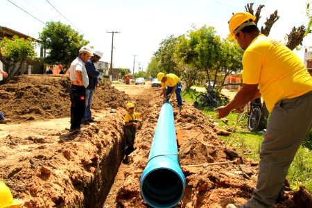 24.10.2017 - Prefeita Paula Mascarenhas em visita às obras do Sanep, ruas: Barros Cassal, Joaquim Vieira da Cunha, Arnaldo Mesquita de Menezes, Henrique Lorea