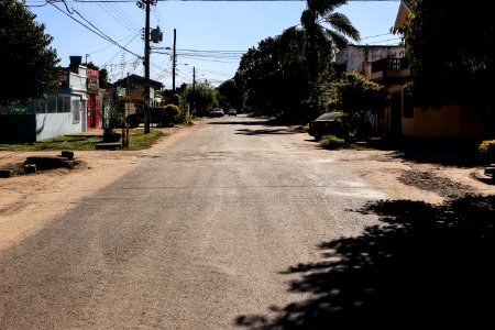 23.05.2018 - Prefeita Paula Mascarenhas e o vice Idemar Barz durante vistoria das obras nas ruas Afonso Pena, Paulo Guilayn e Santo Michelon no Fragata - Foto: Gustavo Vara
