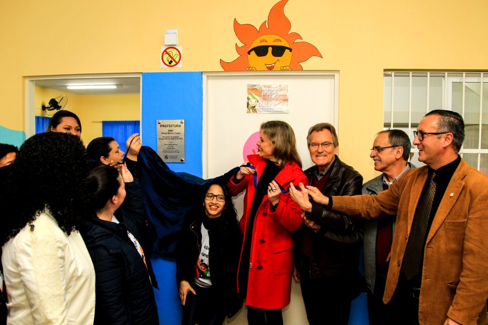 08.08.2018 - Prefeita Paula Mascarenhas e o vice Idemar Barz na inauguração da Escola Municipal Adayl Bento Costa - Foto: Gustavo Vara