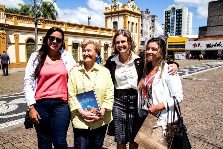 12.02.2018 - Prefeita Paula Mascarenhas durante entrega de ambulâncias do SAMU com a Senadora Ana Amélia Lemos - Foto: Gustavo Vara