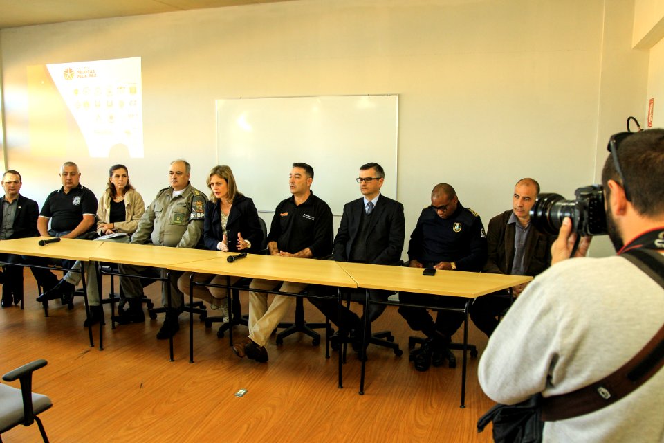 17.05.2018 - Prefeita Paula Mascarenhas em coletiva de imprensa para apresentação dos dados da segurança pública no primeiro quadrimestre de 2018 - Foto: Gustavo Vara