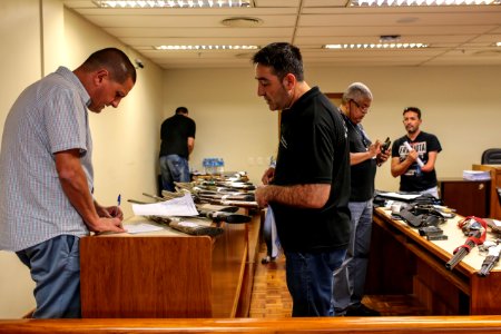 07.12.2017 Doação de armas do judiciário - Fotos Gustavo Mansur