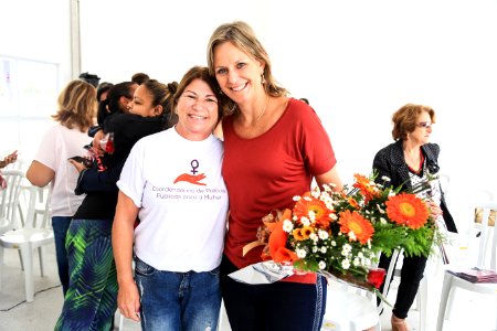 06.03.2018 -Prefeita Paula Mascarenhas  durante abertura da semana da Mulher no CEU Dunas - Foto: Gustavo Vara