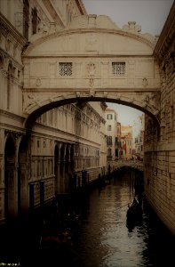Venezia Canali  Gongole Italy Venice