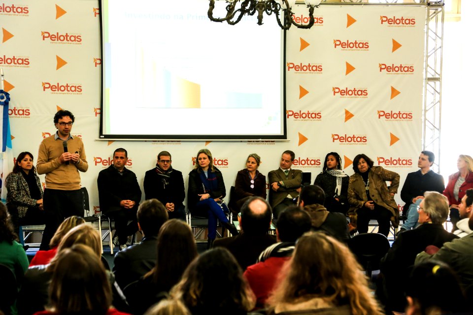 03.07.2018 - Prefeita Paula Mascarenhas durante lançamento das Metodologias Conte Comigo e ACT – Criando Crianças Seguras e do Estudo PIÁ – UFPEL - Foto: Gustavo Vara