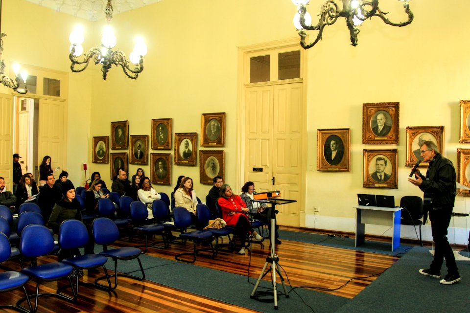 18.06.2018 - Prefeito em exercício Idemar Barz na acolhida aos novos servidores - Foto: Gustavo Vara