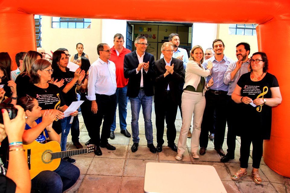 02.04.2018 - Prefeita Paula Mascarenhas e o vice Idemar Barz durante inauguração do novo Centro de Autismo Dr. Danilo Rolim de Moura - Foto: Gustavo Vara