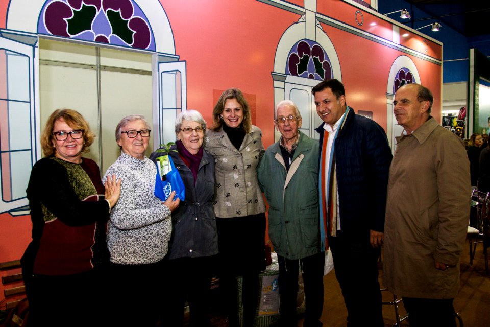 05.06.2018 - Prefeita Paula Mascarenhas e o vice Idemar Barz durante a abertura da 26ª Fenadoce no Centro de Eventos de Pelotas - Foto: Gustavo Vara