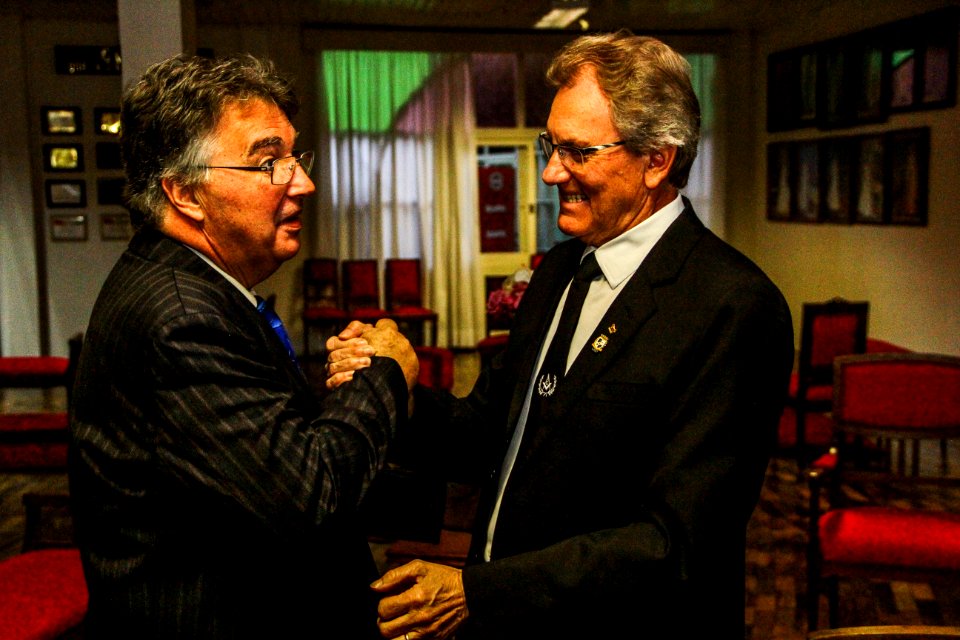 06.01.2018 - Prefeito em exercício Idemar Barz na Posse do Gran Mestre da Maçonaria
