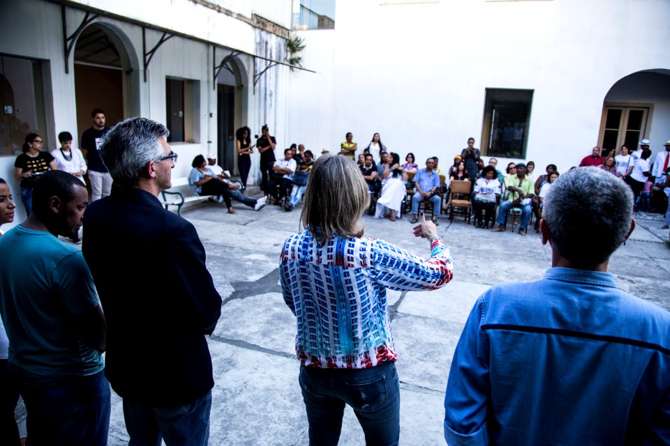 13.11.2017 - Prefeita Paula Mascarenhas participa da Abertura da semana da Consciência Negra no pátio interno da Secult