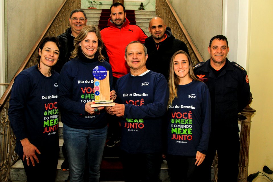 27.06.2018 - Prefeita Paula Mascarenhas e servidores do Paço em atividades do Dia do Desafio - Foto: Gustavo Vara
