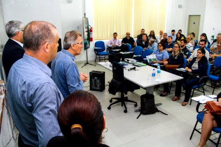 24.11.2017 - Prefeito em exercício Idemar Barz no evento de apresentação da Junta Digital