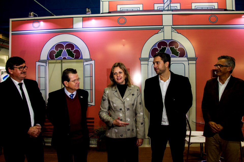 05.06.2018 - Prefeita Paula Mascarenhas e o vice Idemar Barz durante a abertura da 26ª Fenadoce no Centro de Eventos de Pelotas - Foto: Gustavo Vara